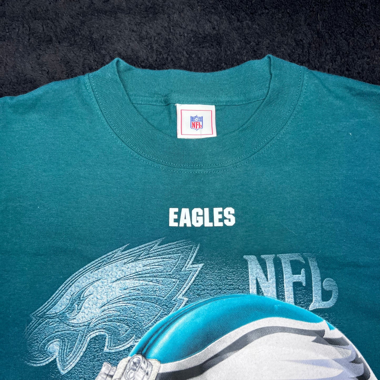 Vintage 00s NFL Philadelphia Eagles Helmet Tee XXL