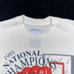 Vintage 1991 National Champions Duke University Blue Devils Basketball Tee L