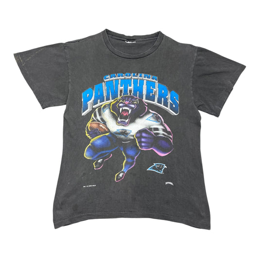 Vintage 1993 Nutmeg Carolina Panthers Realistic 3-D Mascot Tee M