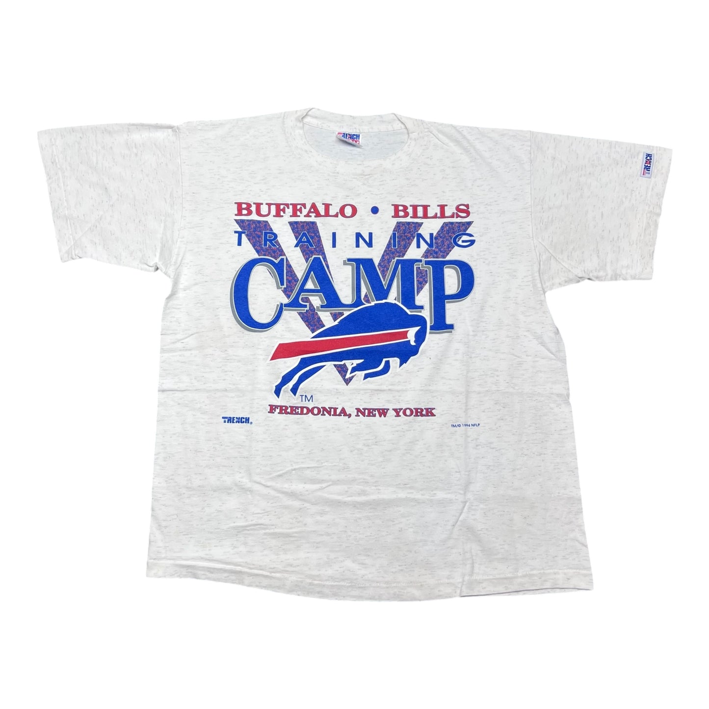 Vintage 1994 Trench Buffalo Bills Training Camp Football Tee XL