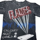 Vintage 90s Starter Calgary Flames Hockey Night Games AOP Tee M
