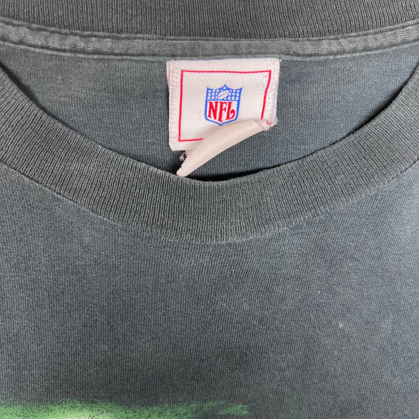 Vintage 00s NFL New York Jets Football Helmet Tee XL