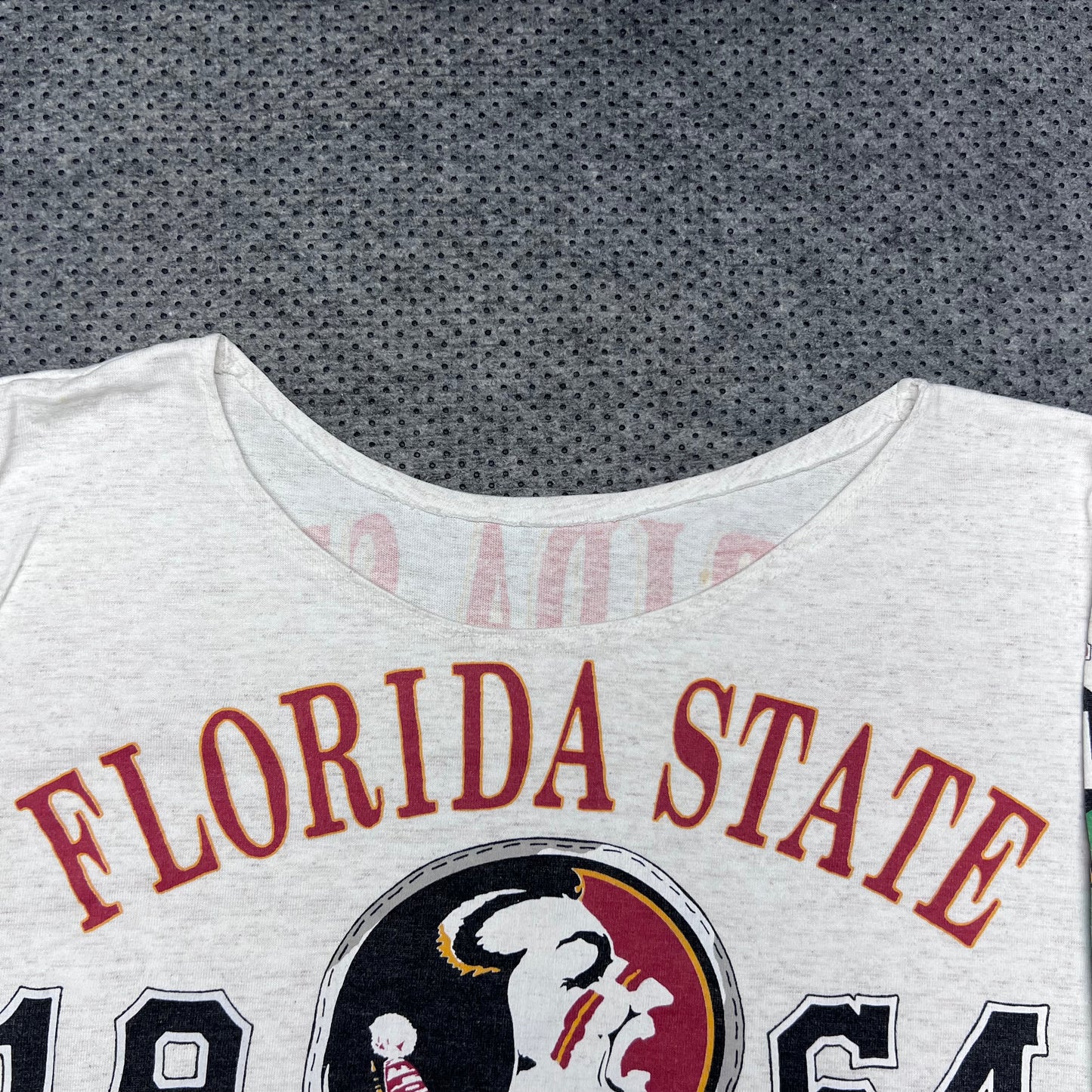 Vintage 90s Long Gone University Of Florida State Seminoles Football Tee L