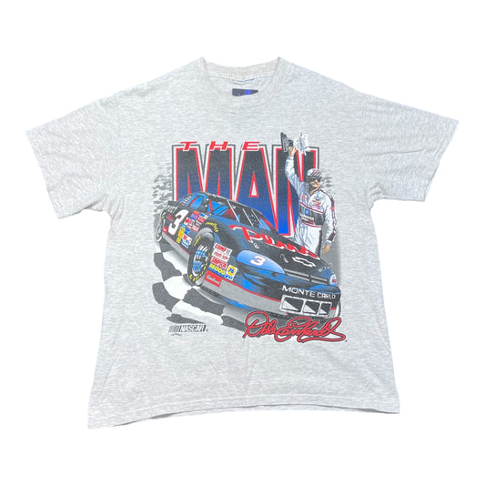 Vintage 90s Nutmeg Dale Earnhardt NASCAR “The Man” Monte Carlo Tee M
