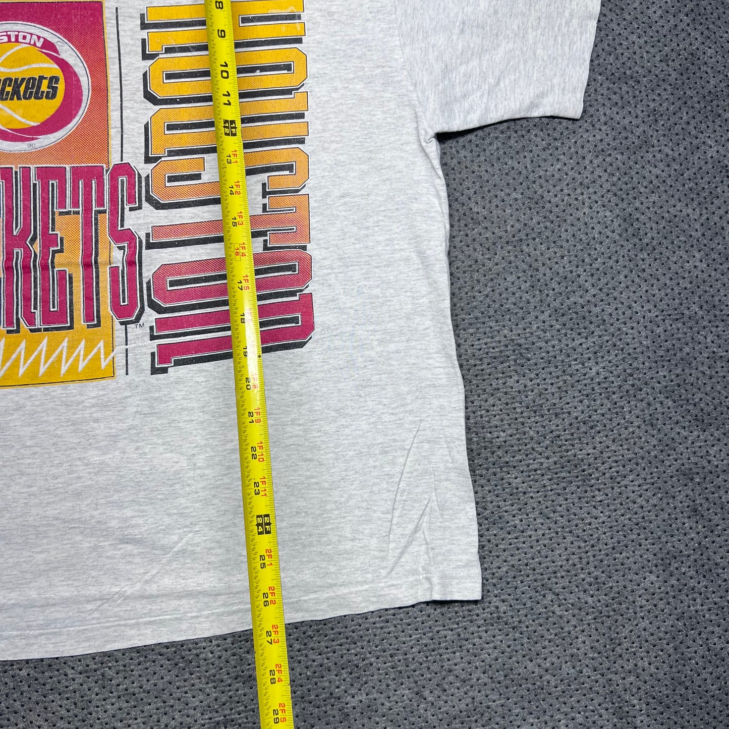 Vintage 90s Houston Rockets Basketball Logo Tee XL