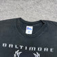 Vintage 90s Pro Player Baltimore Ravens Football City Line Tee XL