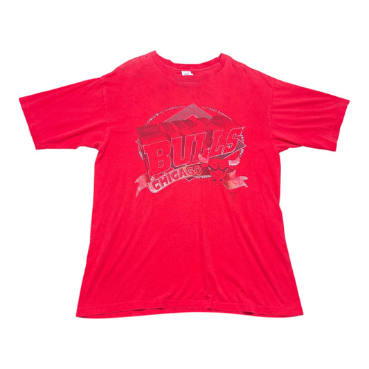 Vintage 90s Logo 7 Chicago Bulls NBA Tee XXL