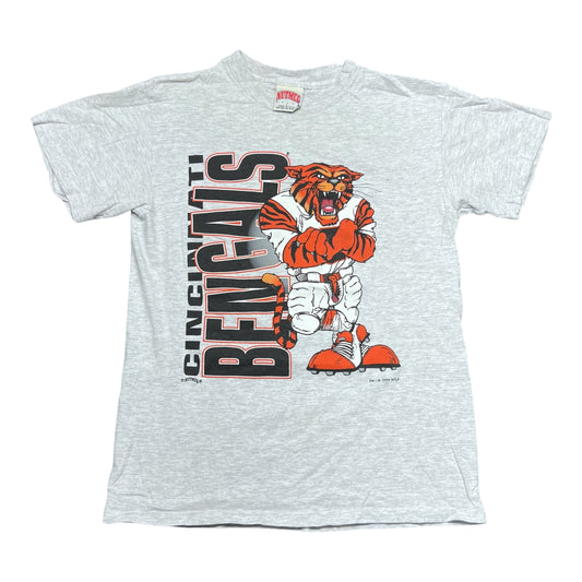 Vintage 1994 Nutmeg Cincinnati Bengals Mascot Breakthrough Tee L