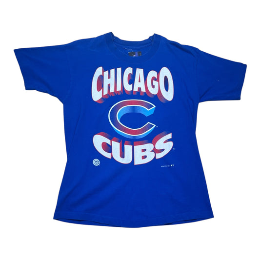 Vintage 1994 MLB 3D Chicago Cubs Baseball Tee L