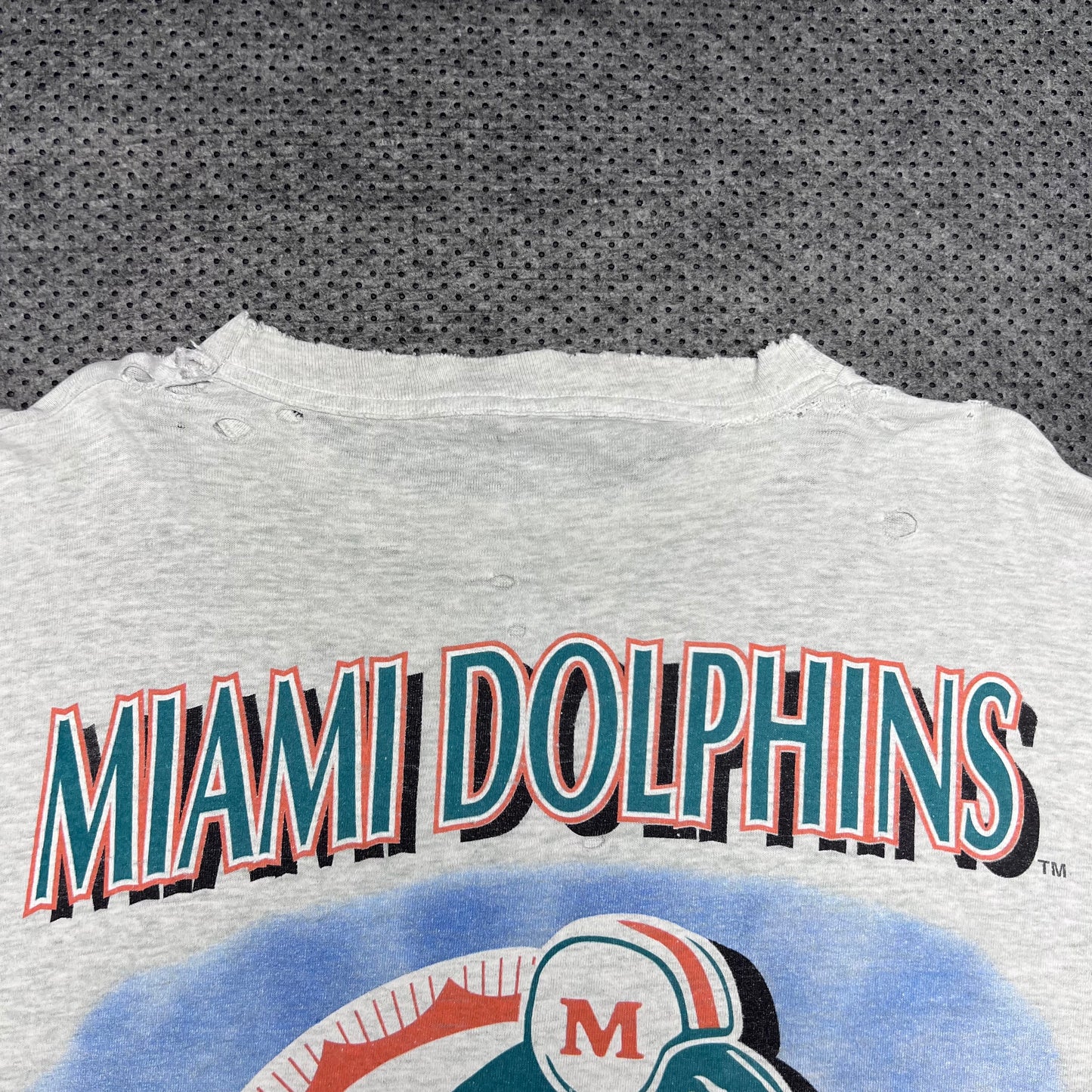 Vintage 1995 Salem Miami Dolphins Football Double Sided Tee XXL