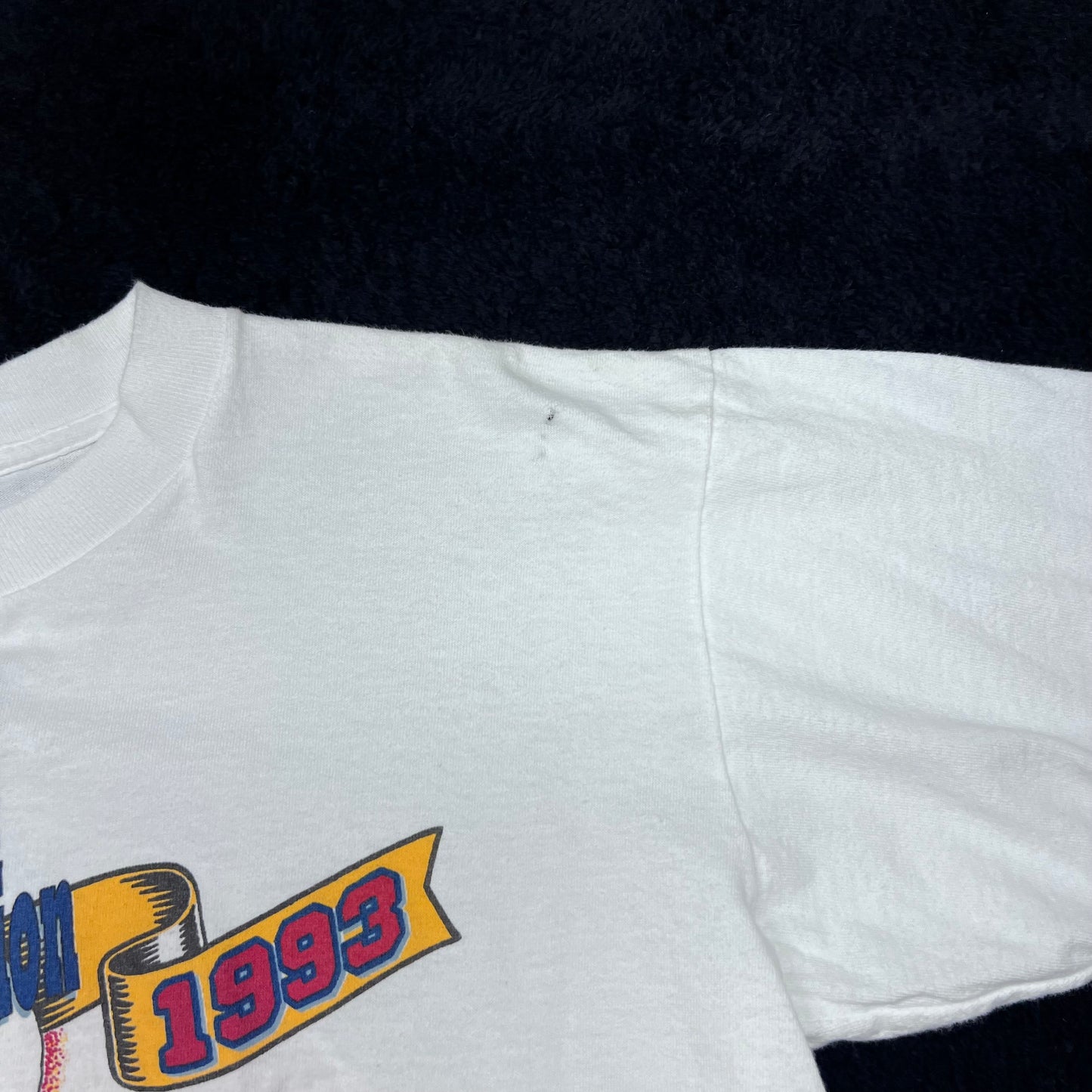 Vintage 1993 Delta Tag MLB 3 Time Champions Atlanta Braves Tee L