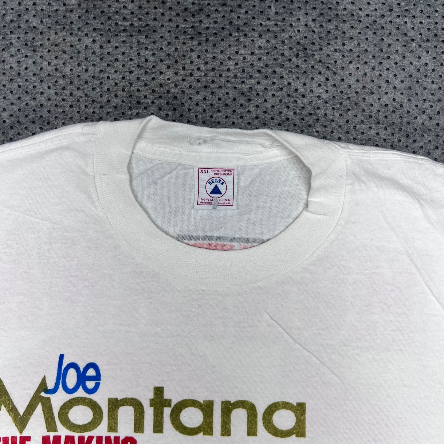 Vintage 1997 San Francisco 49ers Joe Montana Double Sided Tee XXL