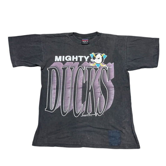 Vintage 1994 Magic Johnson Tag Mighty Ducks Anaheim Hockey Tee M