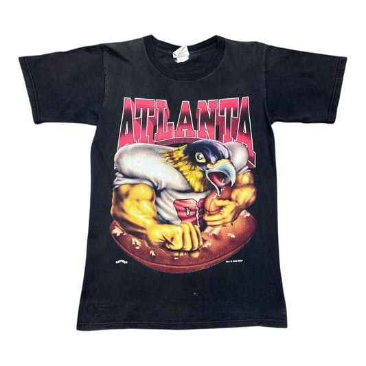 Vintage 1994 Nutmeg Atlanta Falcons Football Mascot Realism Breakthrough Tee M