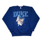 Vintage 90s Soffe NWT Duke University Blue Devils Realistic Navy Blue Sweatshirt XL