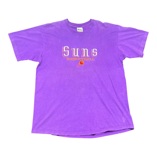 Vintage 90s Pro Player Embroidered Phoenix Suns NBA Tee XL