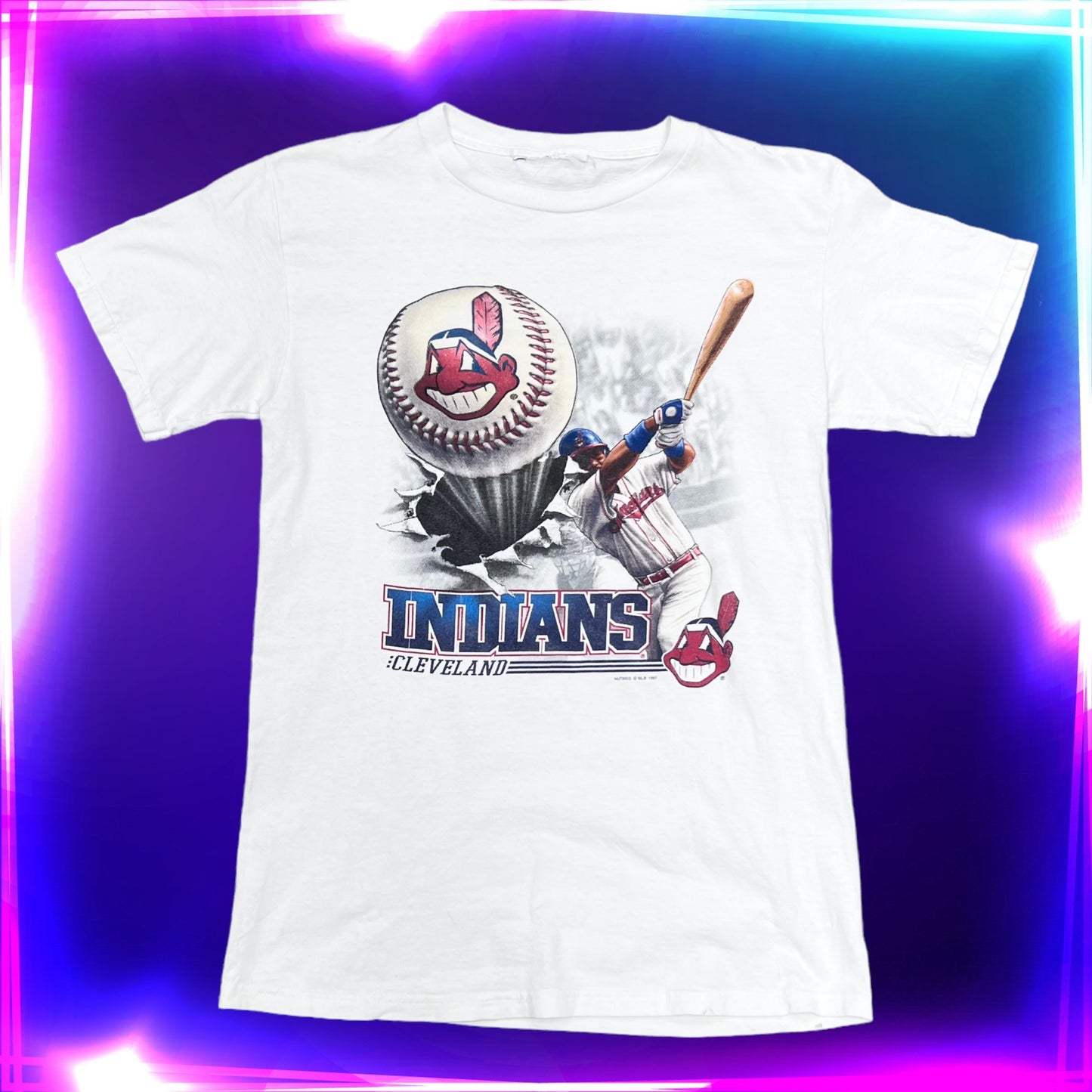 Vintage 1997 Cleveland Indians Player Tee