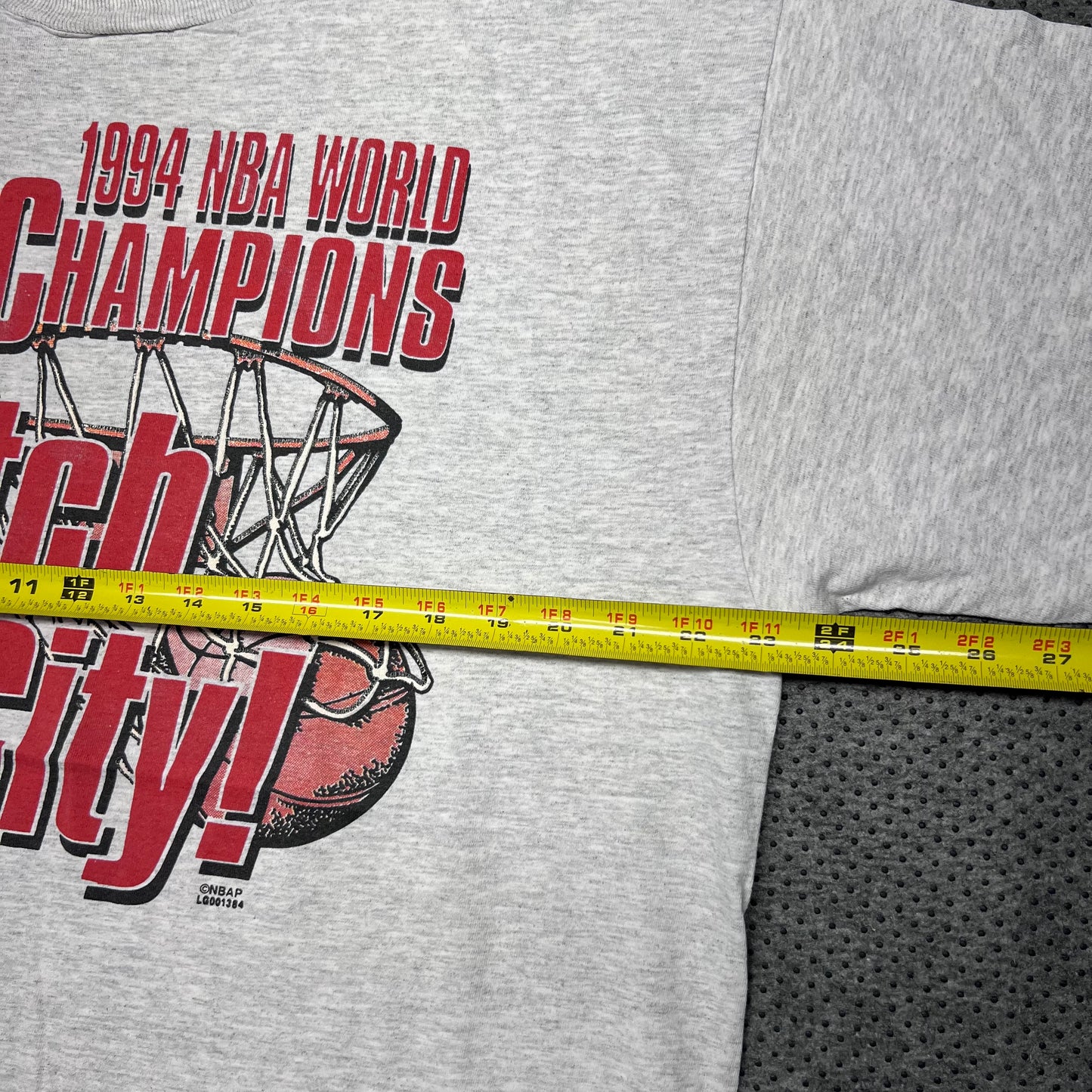 Vintage 1994 Logo 7 Houston Rockets NBA World Champions Clutch City Tee XL￼