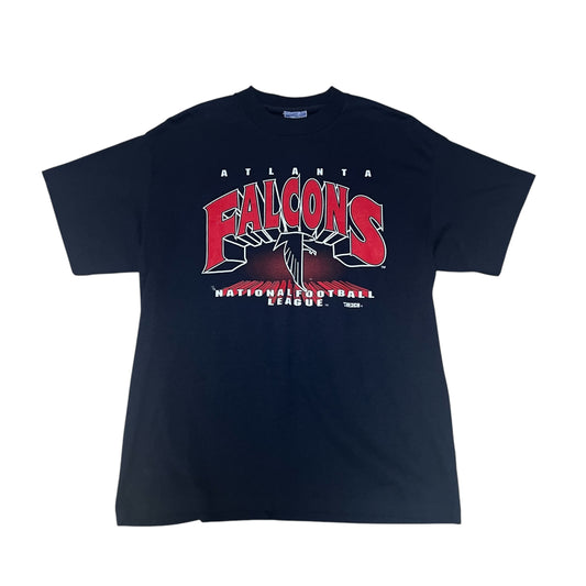 Vintage 90s Trench National Football League Atlanta Falcons 3-D Spell Out Tee XL