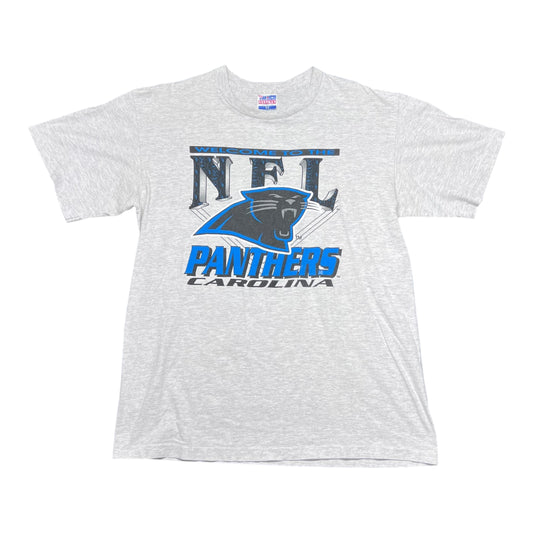 Vintage 90s Trench NFL Carolina Panthers Football Diamond Tee XL