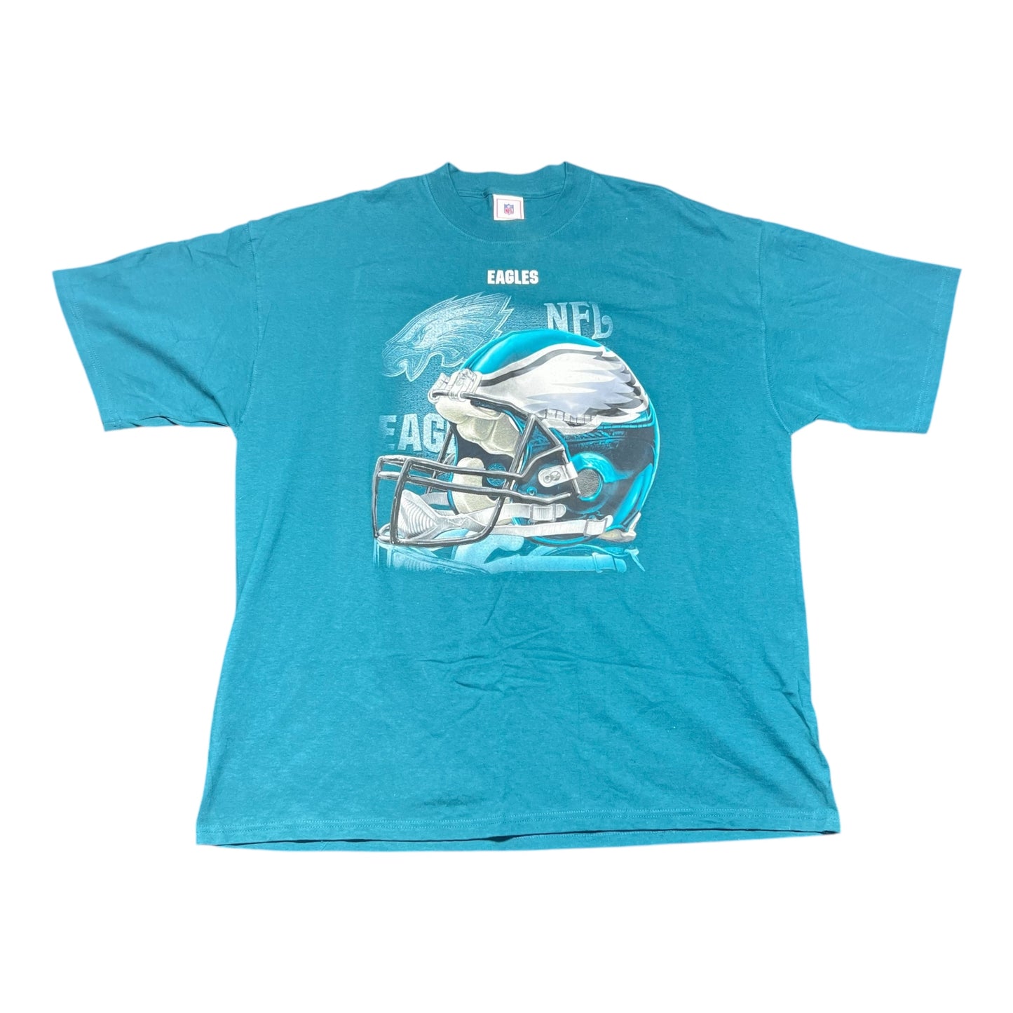 Vintage 00s NFL Philadelphia Eagles Helmet Tee XXL