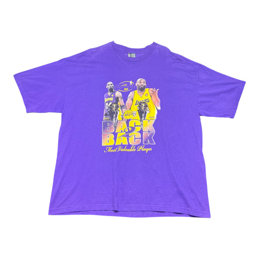 Vintage 2009 Los Angeles Lakers Kobe Bryant MVP Tee XXXL