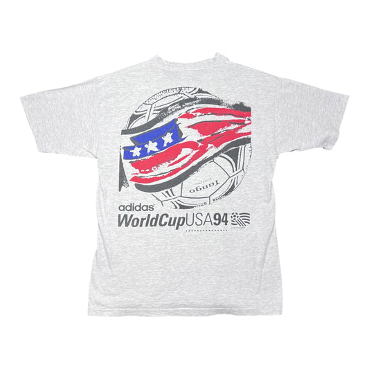 Vintage 1994 Adidas Tag World Cup United States Of America Soccer Tee M