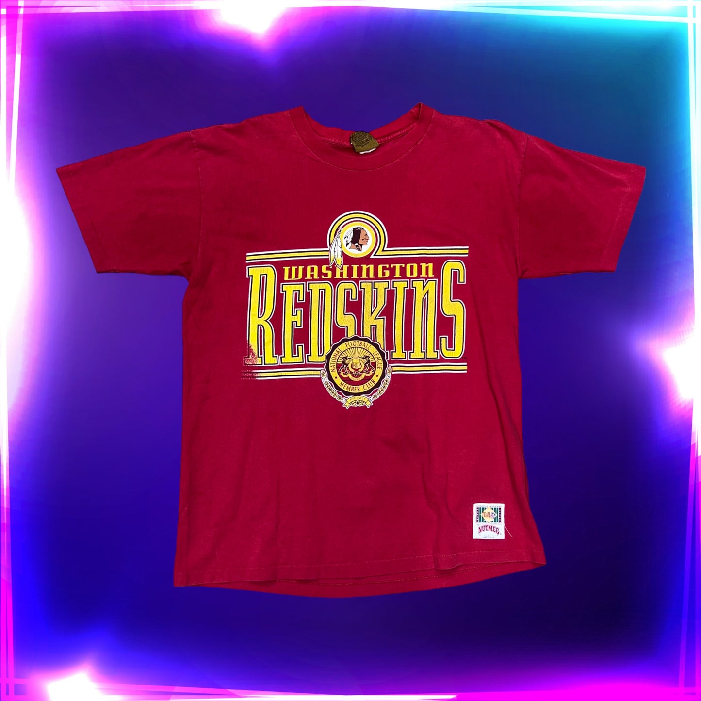 Vintage 90s Washington Redskins Nutmeg Tee